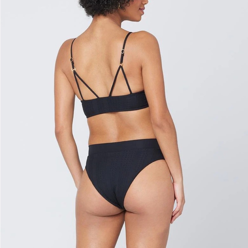 L*Space Pointelle Rib Bikini Set - Picture 4 of 4